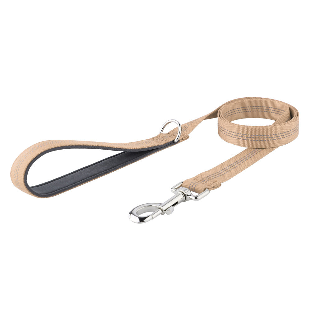 Fashionable Reflective Silk Webbing Pet Dog Leash