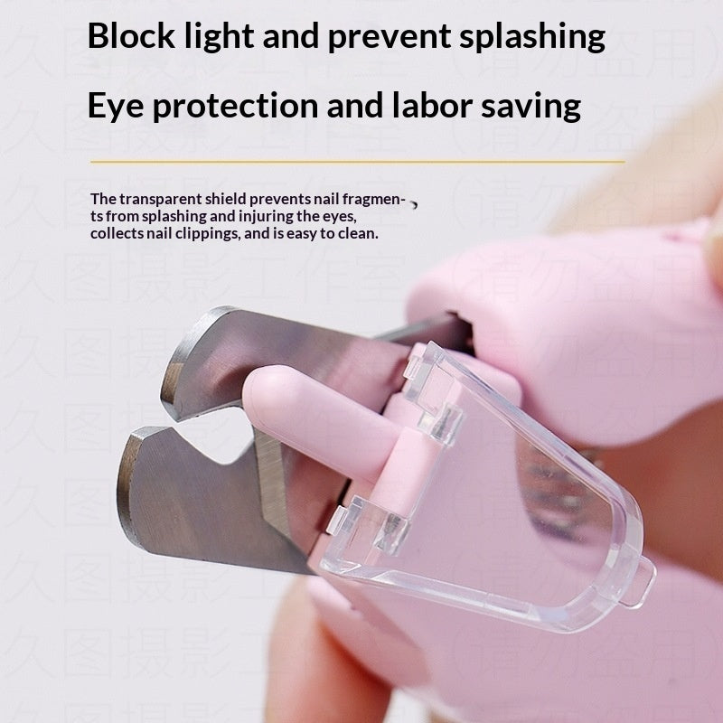2-in-1 LED Electric Pet Nail Clipper Tool