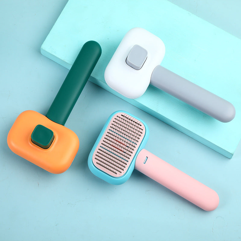 Stainless Steel Pet Hair Massage Grooming Comb