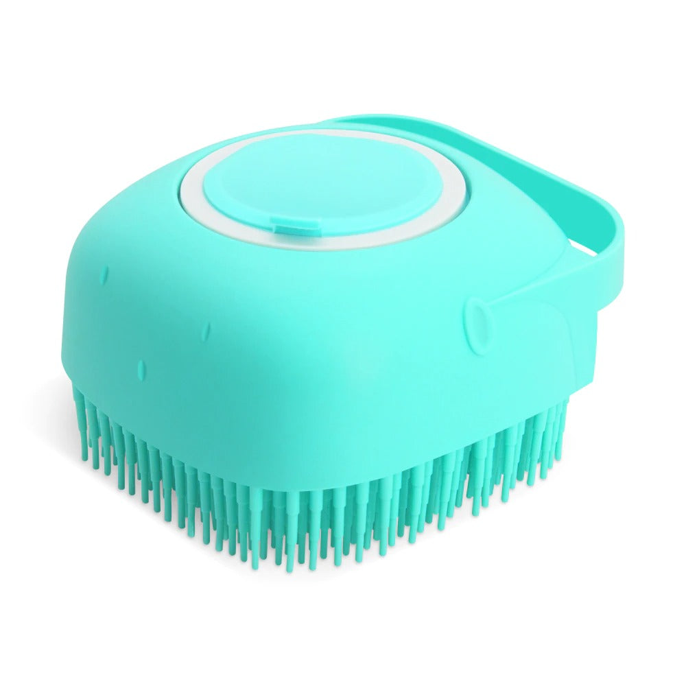 Soft Silicone Pet Shampoo Massage Grooming Bath Brush