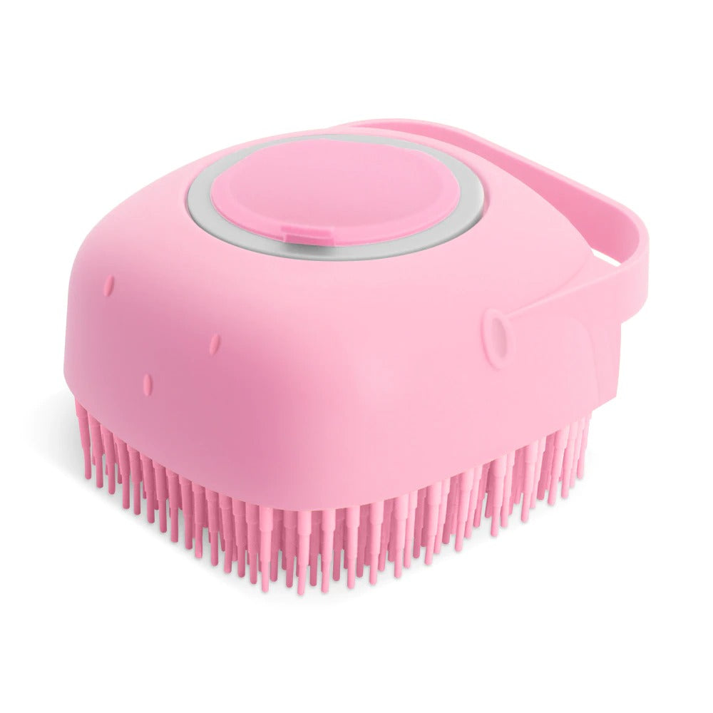 Soft Silicone Pet Shampoo Massage Grooming Bath Brush