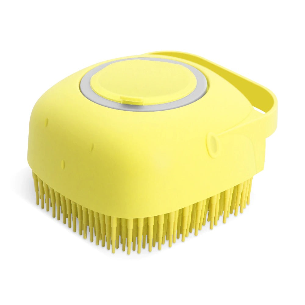 Soft Silicone Pet Shampoo Massage Grooming Bath Brush