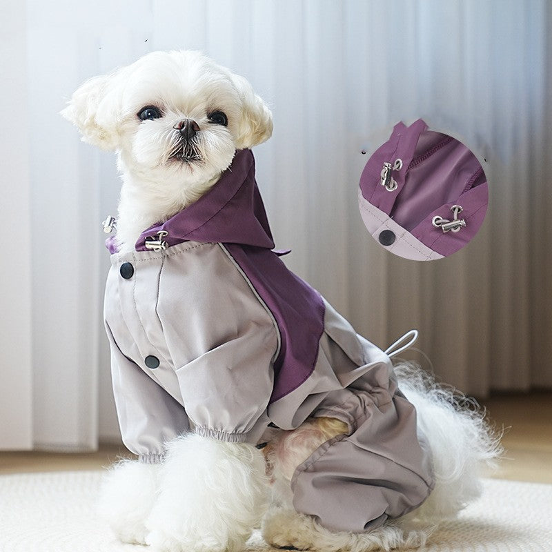 Waterproof Pet Raincoat for Small Medium Dogs