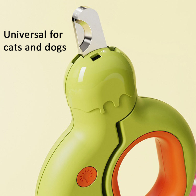 Lovely Donut LED Pet Nail Clippers for Dogs Cats