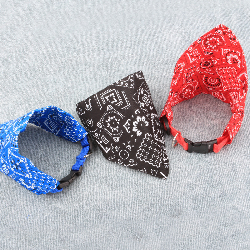 Adjustable Pet Dog Cat Neck Scarf Bandana Collar