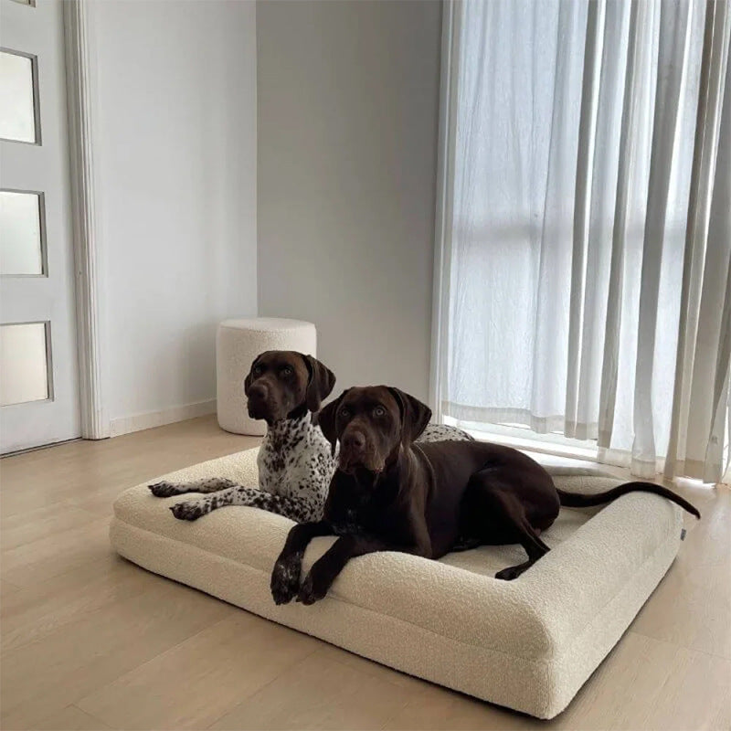 Premium Waterproof Memory Foam Dog Bed Washable