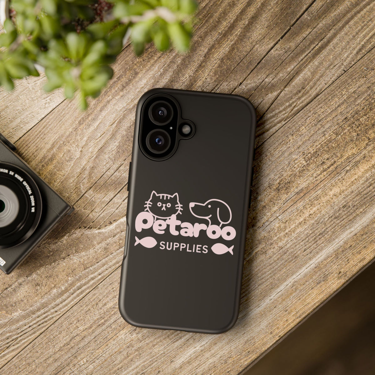 Tough Case — Petaroo Supplies Glossy Phone Case (Cat & Dog Logo)