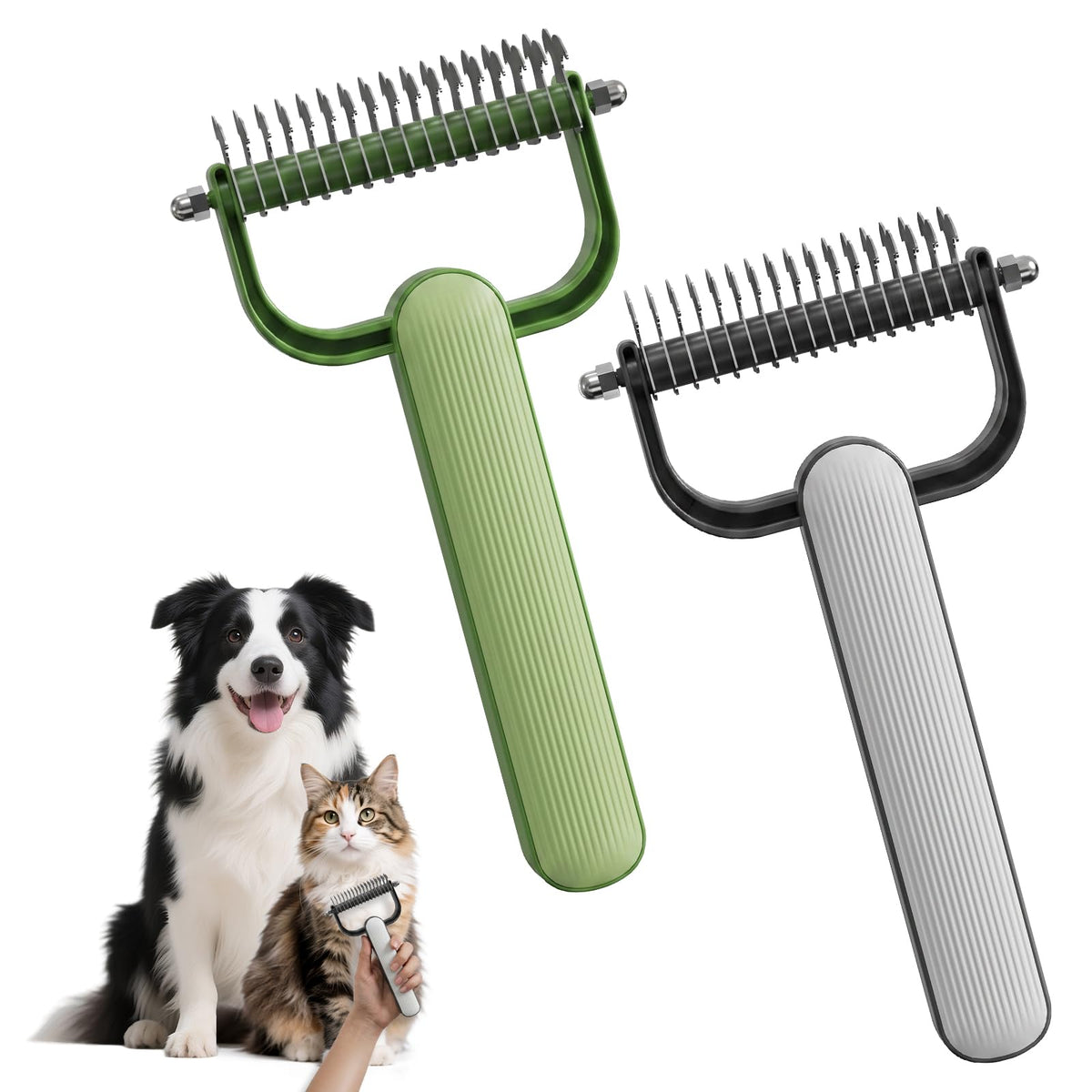 Double Sided Dematting Comb for Dogs Cats