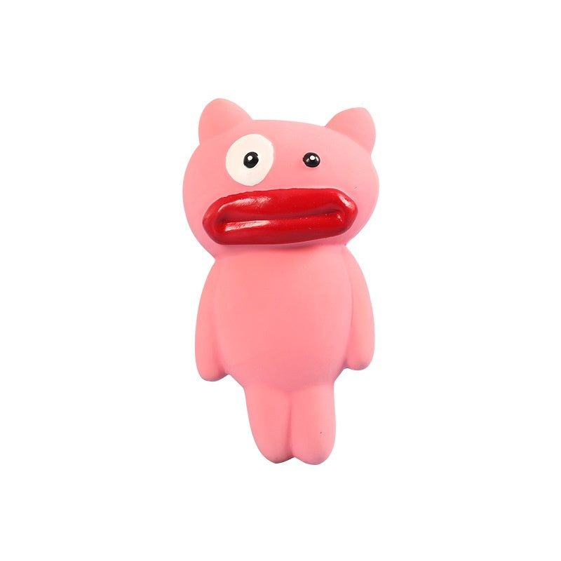 Durable Natural Latex Chew Resistant Squeaky Pet Toy