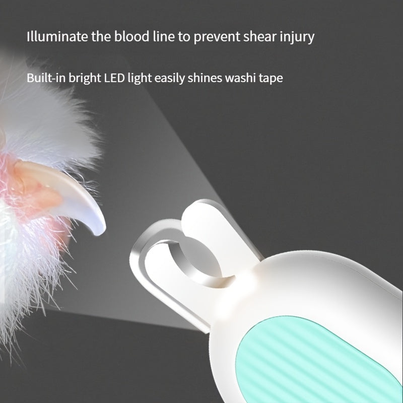 LED Light Pet Nail Clippers for Dogs Cats