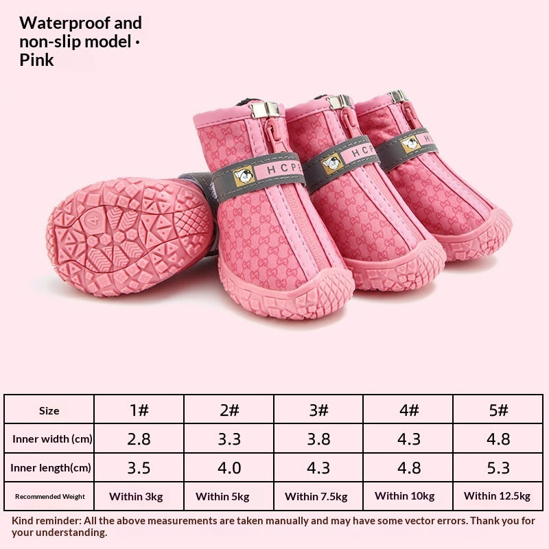 Waterproof Non Slip Breathable Rain Boots for Dogs