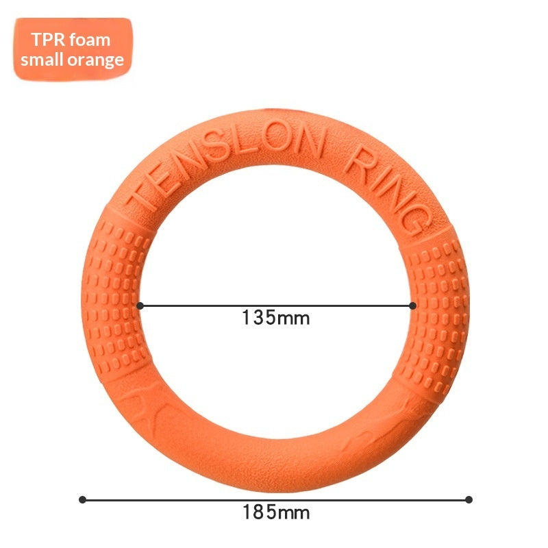 Soft Pull Ring Flying Disc Dog Training Toy