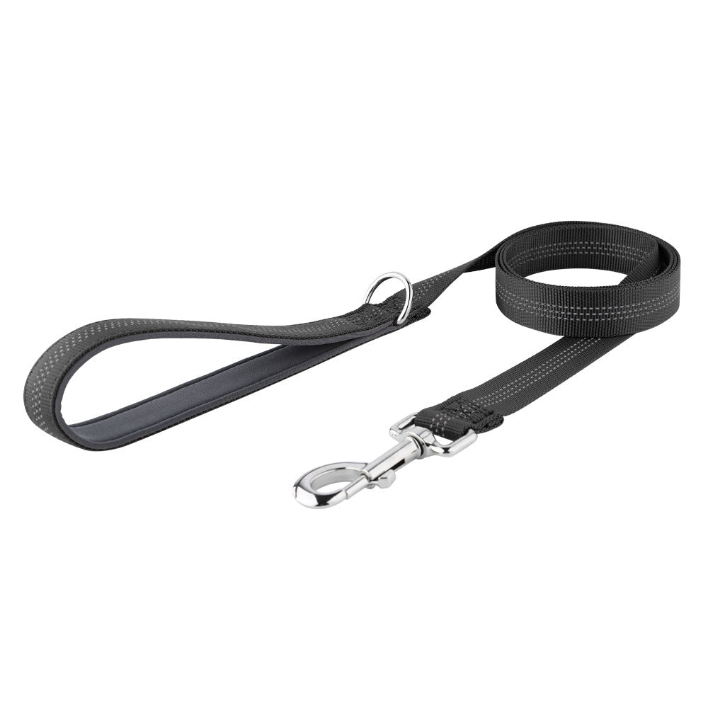Fashionable Reflective Silk Webbing Pet Dog Leash