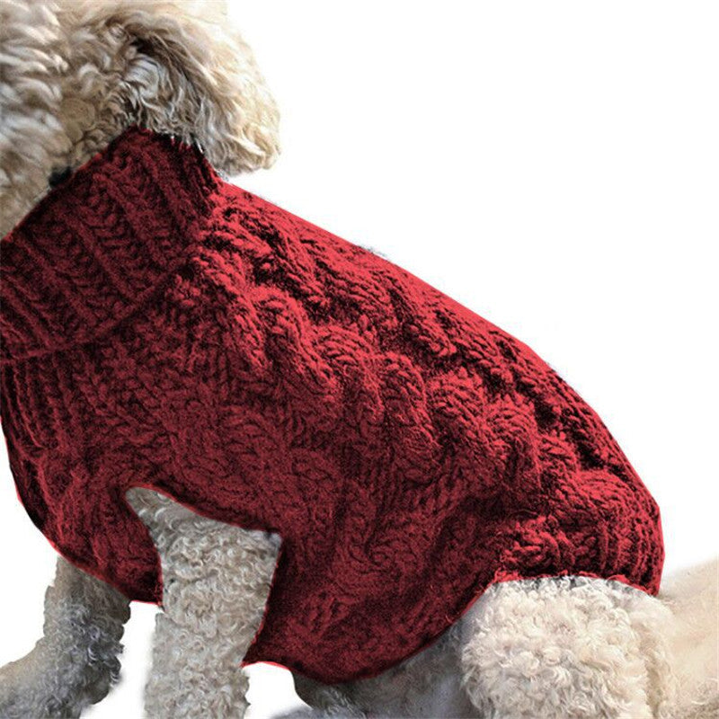 Warm Winter Pet Sweater for Dogs Comfortable Clothing