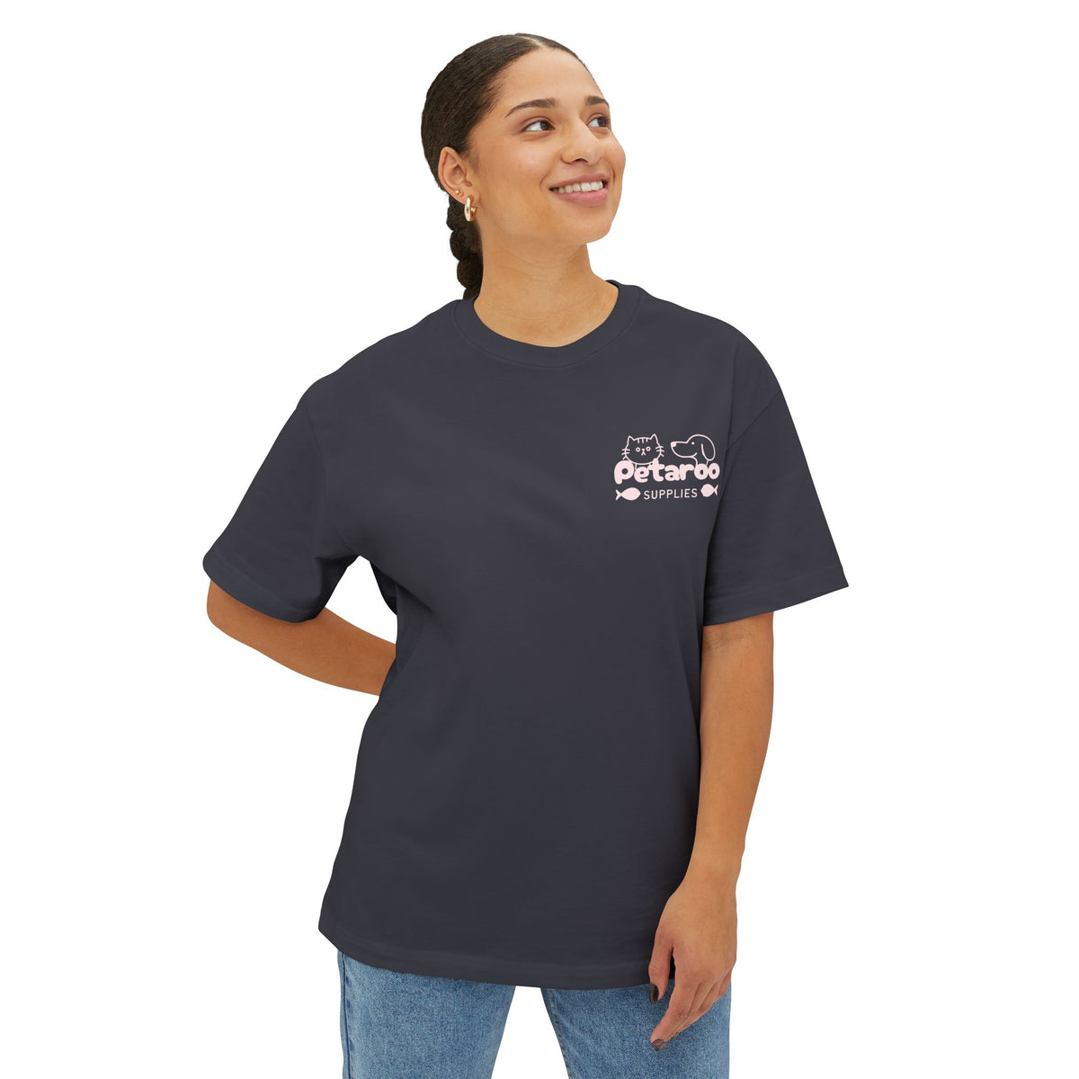 Petaroo Rescue Club Tee — Cute Paw Print Dog & Cat Shelter Shirt