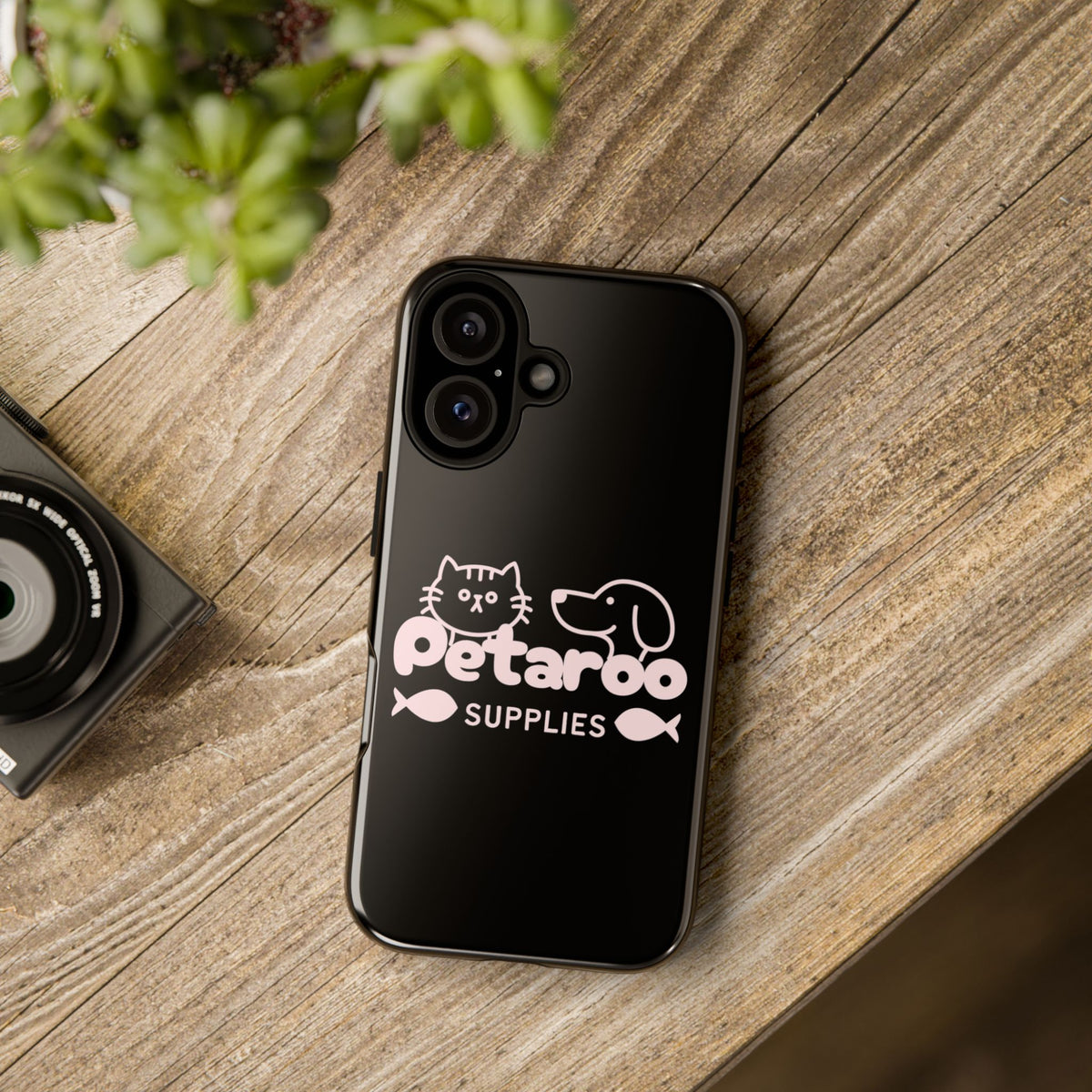 Tough Case — Petaroo Supplies Glossy Phone Case (Cat & Dog Logo)