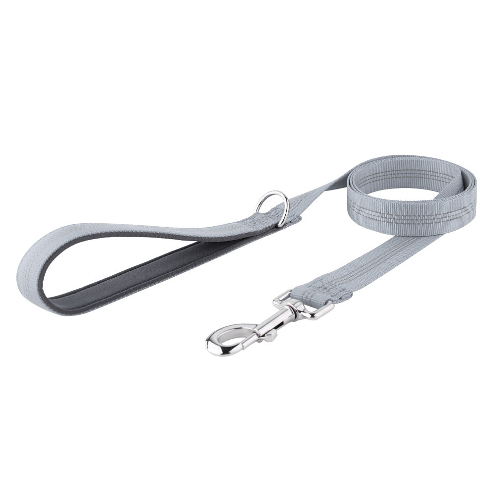 Fashionable Reflective Silk Webbing Pet Dog Leash