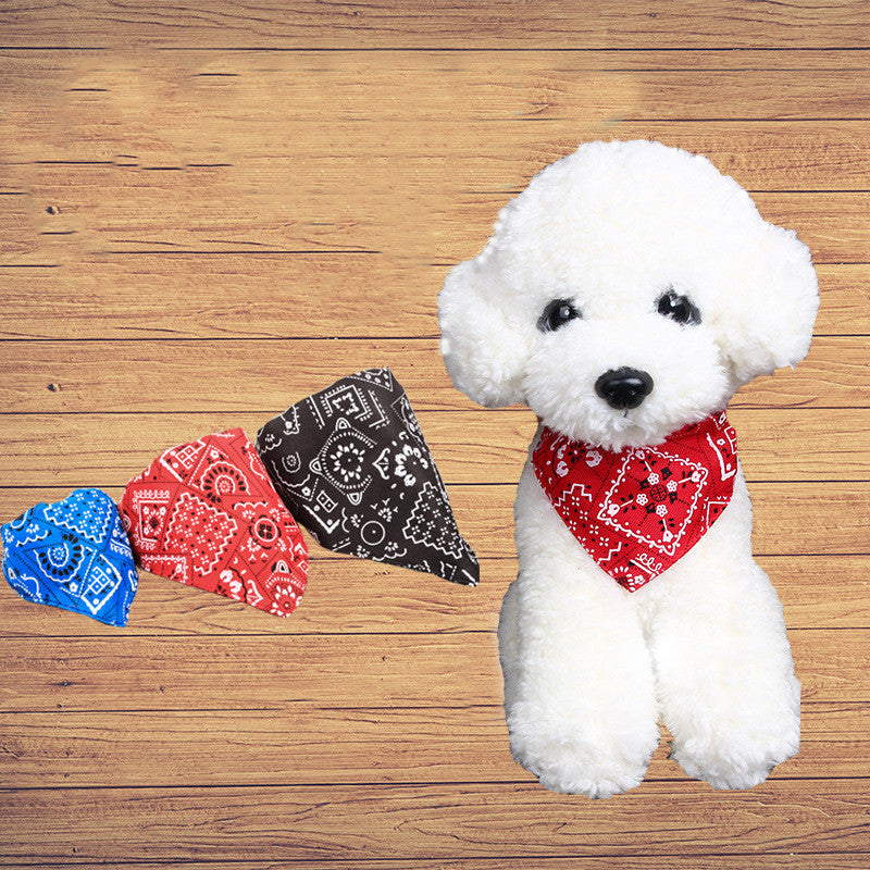 Adjustable Pet Dog Cat Neck Scarf Bandana Collar