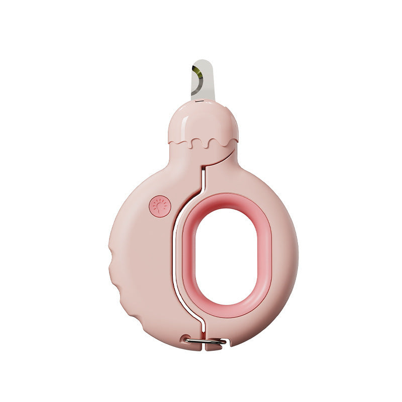 Lovely Donut LED Pet Nail Clippers for Dogs Cats
