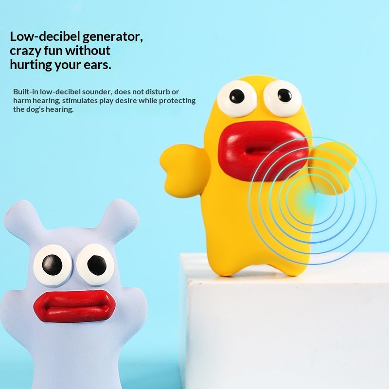 Durable Natural Latex Chew Resistant Squeaky Pet Toy