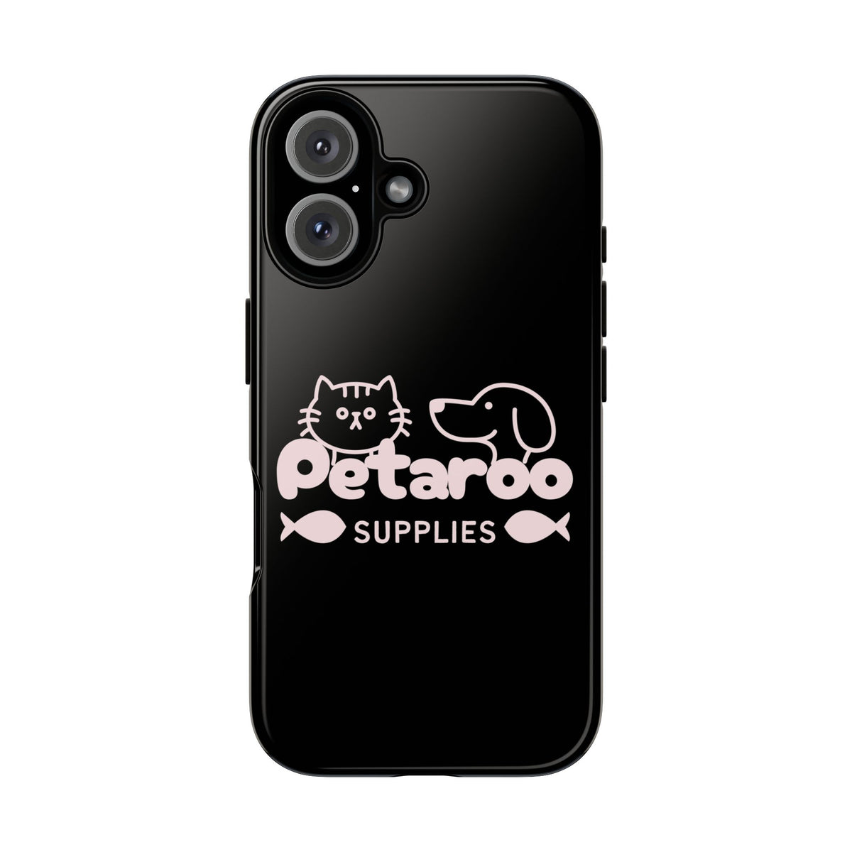 Tough Case — Petaroo Supplies Glossy Phone Case (Cat & Dog Logo)