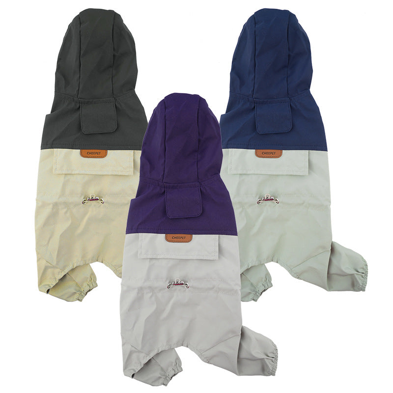 Waterproof Pet Raincoat for Small Medium Dogs