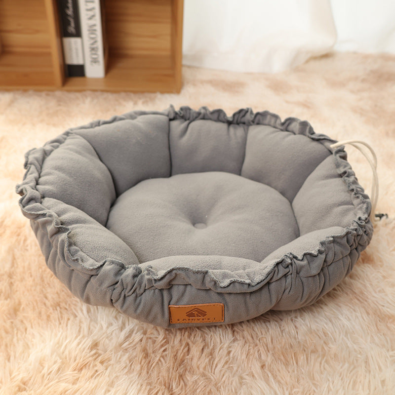 Cute Reversible Donut Cat Bed Dual Use