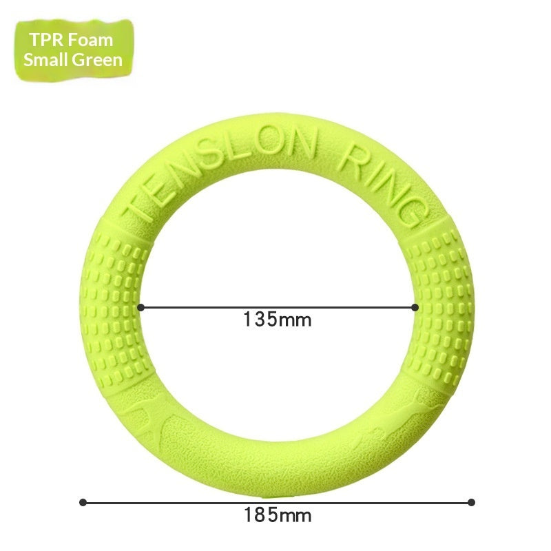 Soft Pull Ring Flying Disc Dog Training Toy