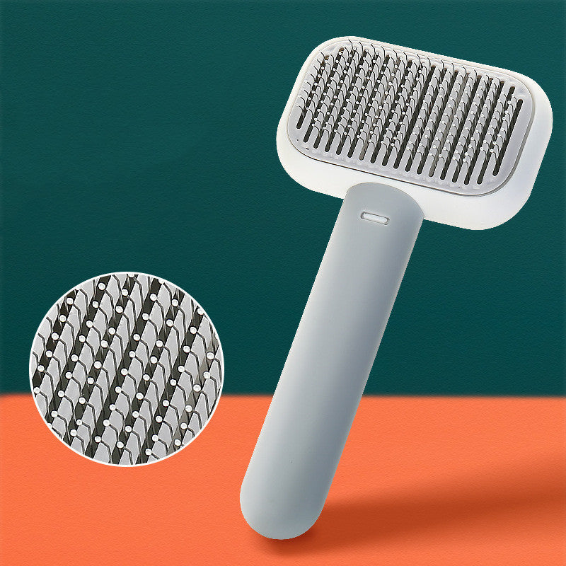 Stainless Steel Pet Hair Massage Grooming Comb
