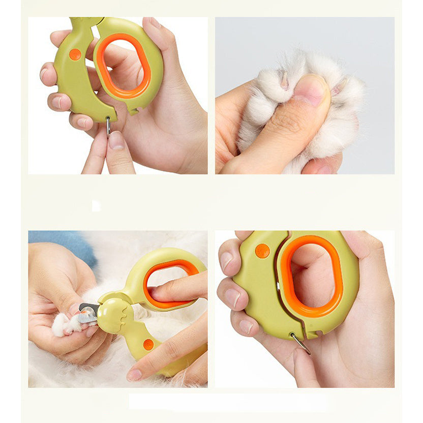 Lovely Donut LED Pet Nail Clippers for Dogs Cats