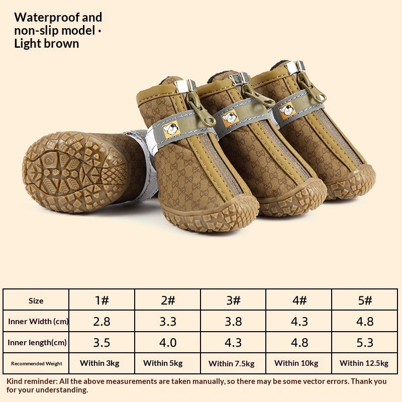 Waterproof Non Slip Breathable Rain Boots for Dogs