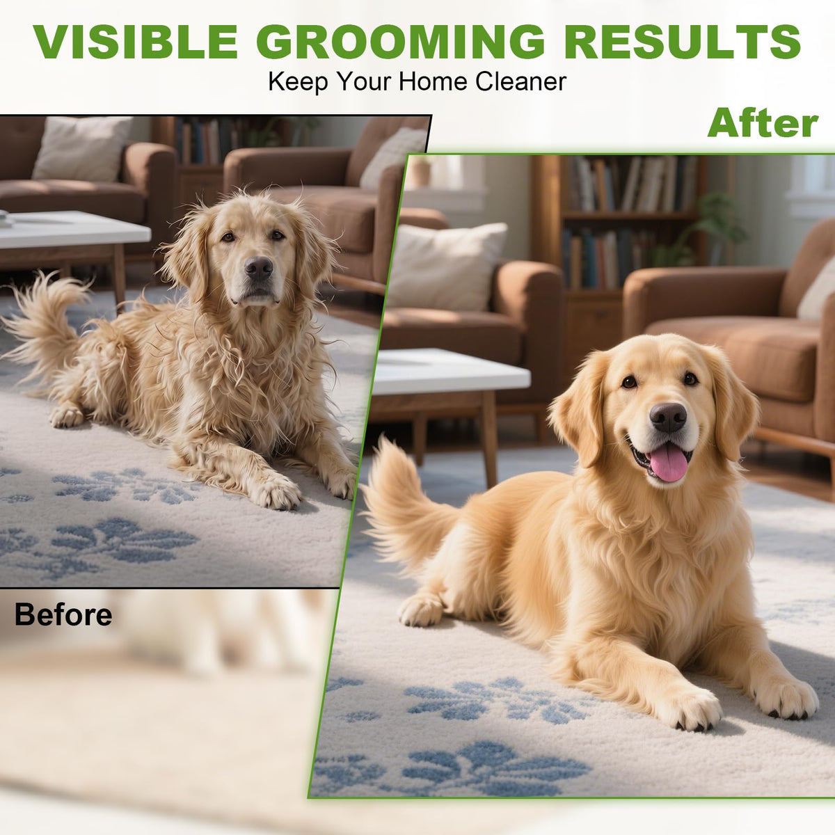 Double Sided Dematting Comb for Dogs Cats