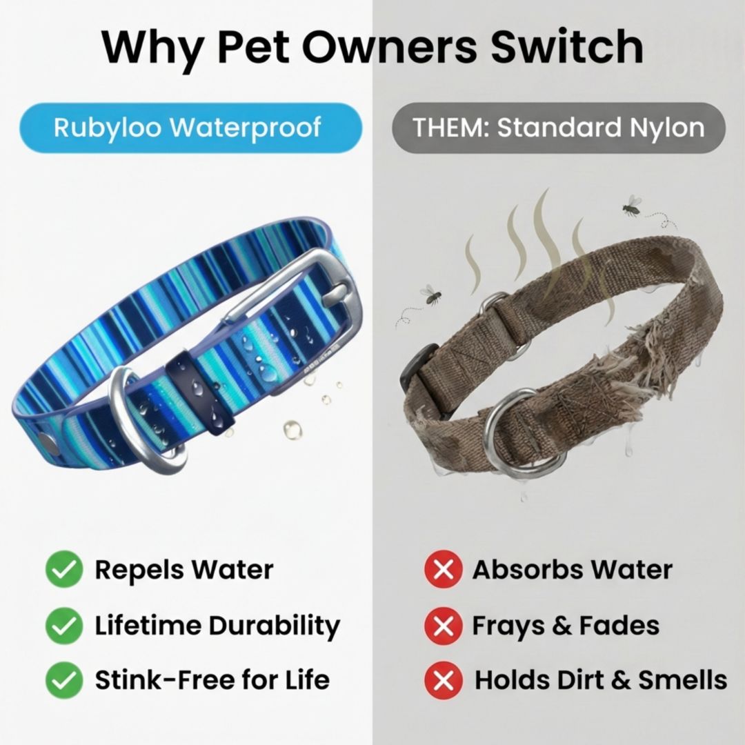 Waterproof Washable Stink Proof Durable Dog Collar