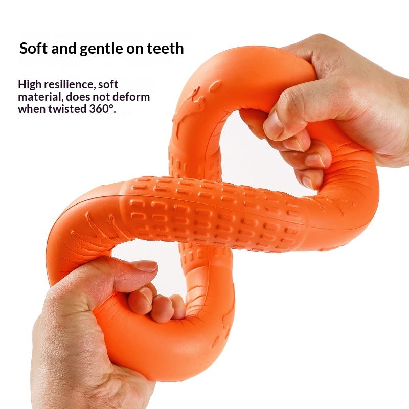 Soft Pull Ring Flying Disc Dog Training Toy