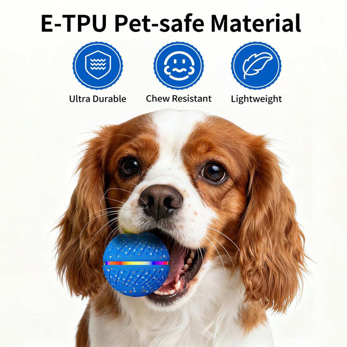 Interactive Smart Moving Dog Ball Colorful Lights