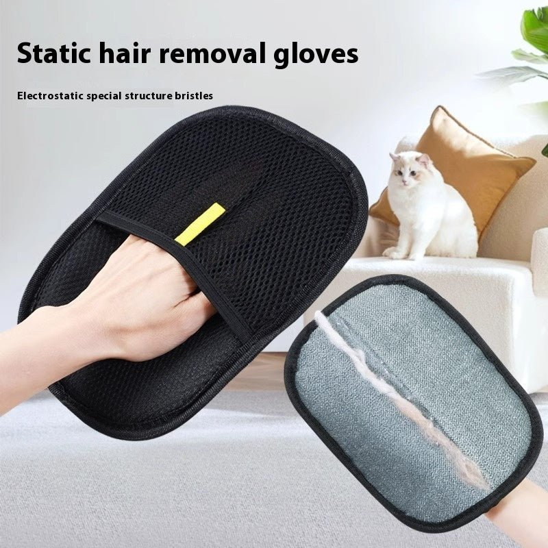 Pet Hair Remover Grooming Glove for Dogs Cats
