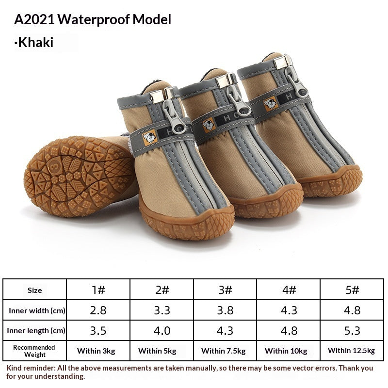 Waterproof Non Slip Breathable Rain Boots for Dogs