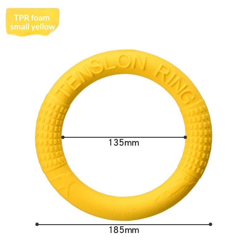 Soft Pull Ring Flying Disc Dog Training Toy