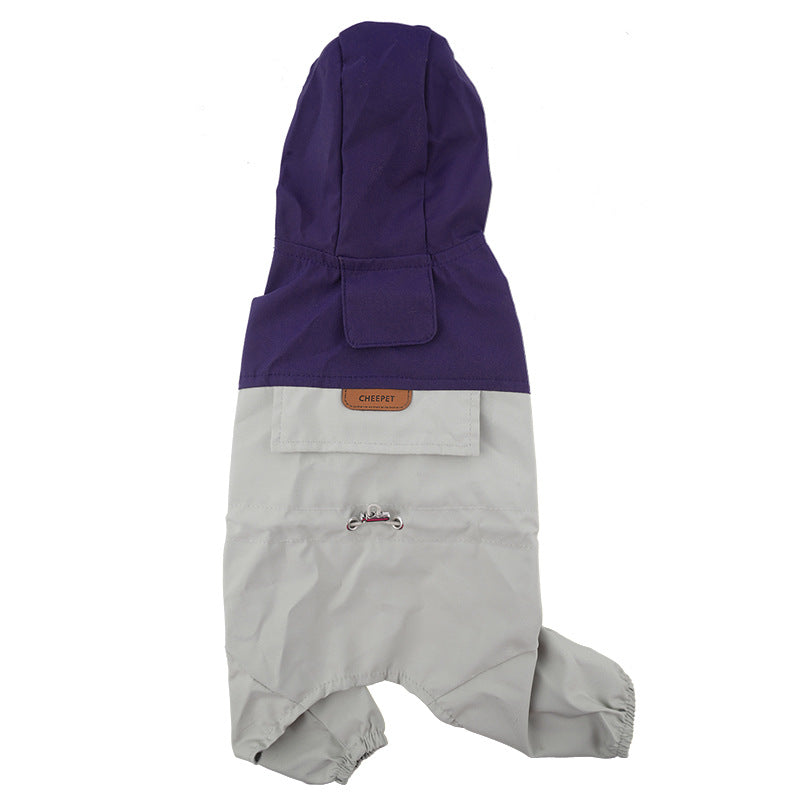Waterproof Pet Raincoat for Small Medium Dogs