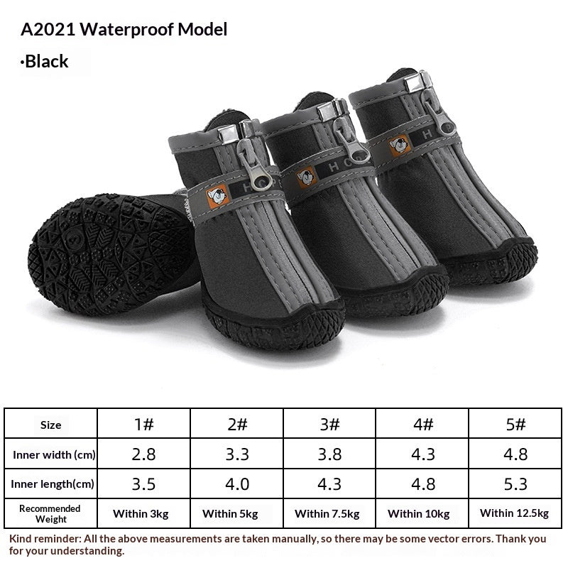 Waterproof Non Slip Breathable Rain Boots for Dogs