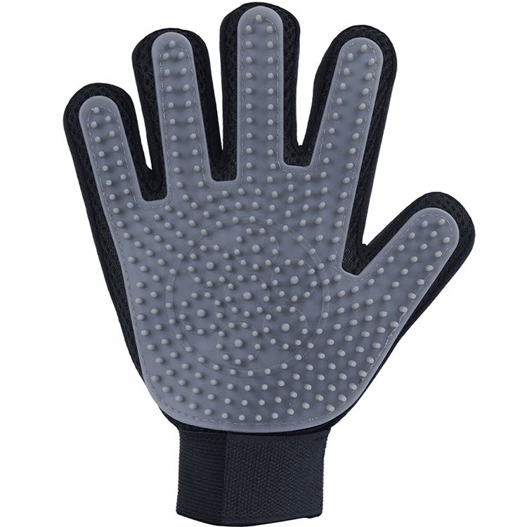 Silicone Pet Grooming Gloves for Deshedding Massage