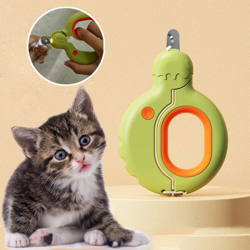 Lovely Donut LED Pet Nail Clippers for Dogs Cats