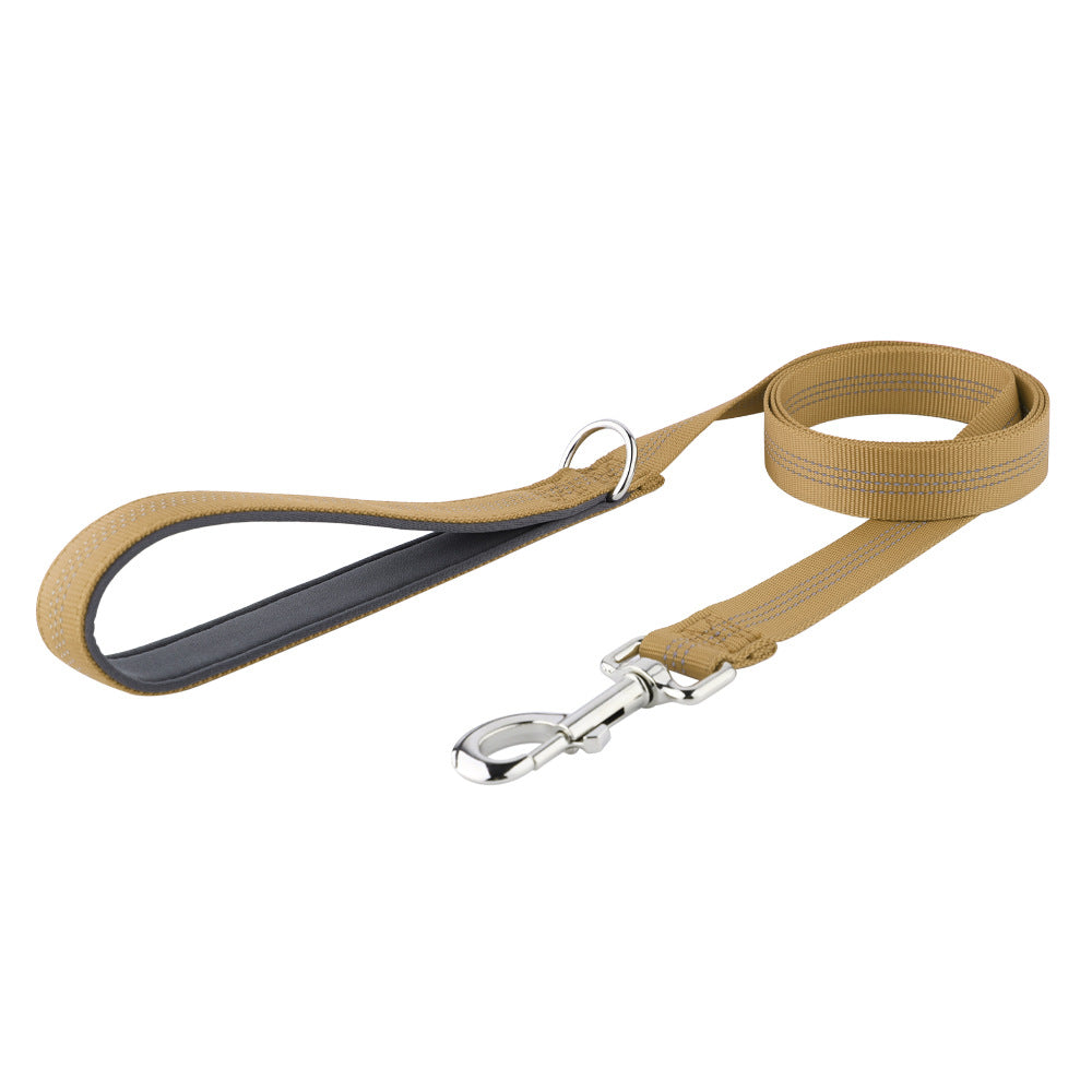 Fashionable Reflective Silk Webbing Pet Dog Leash