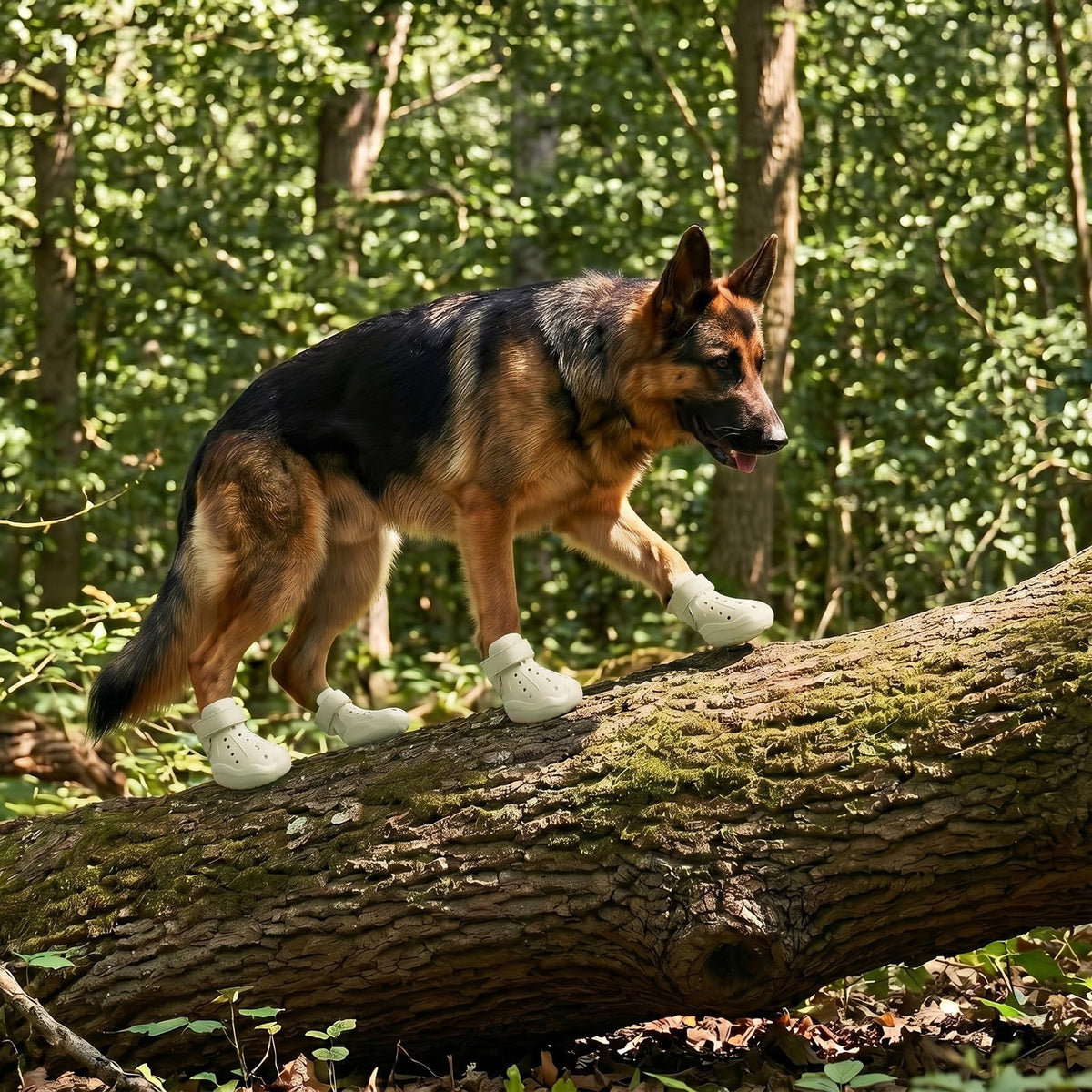 Waterproof Breathable Dog Shoes for Summer Rain
