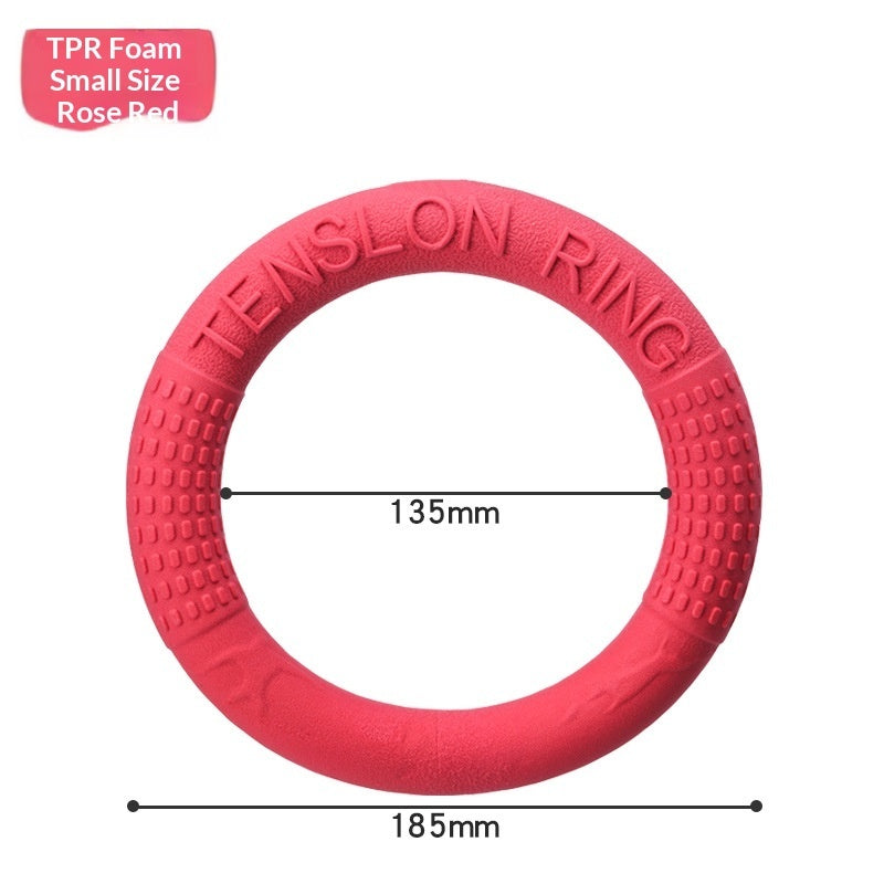 Soft Pull Ring Flying Disc Dog Training Toy