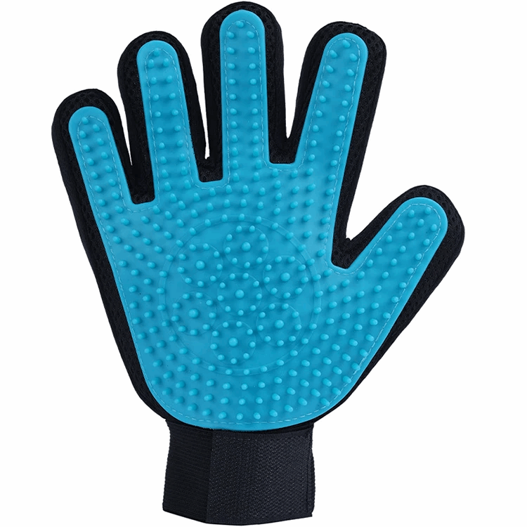 Silicone Pet Grooming Gloves for Deshedding Massage