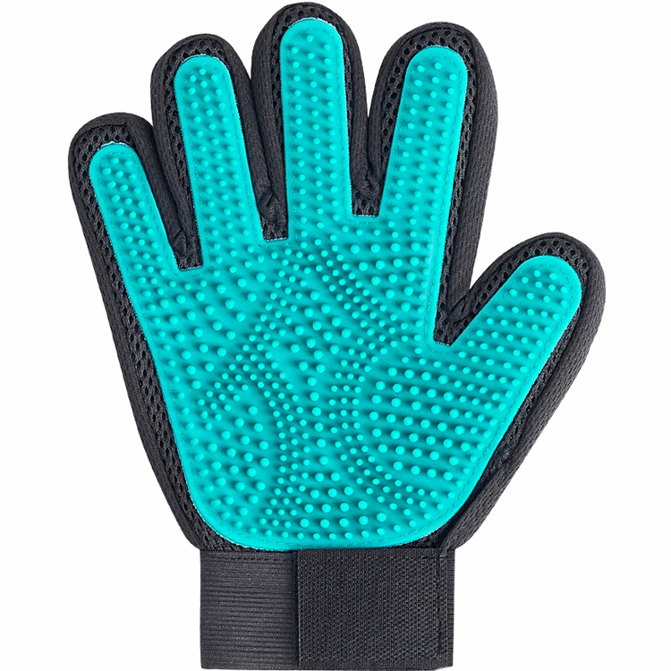 Silicone Pet Grooming Gloves for Deshedding Massage